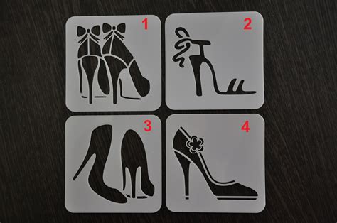 shoe stencils designs